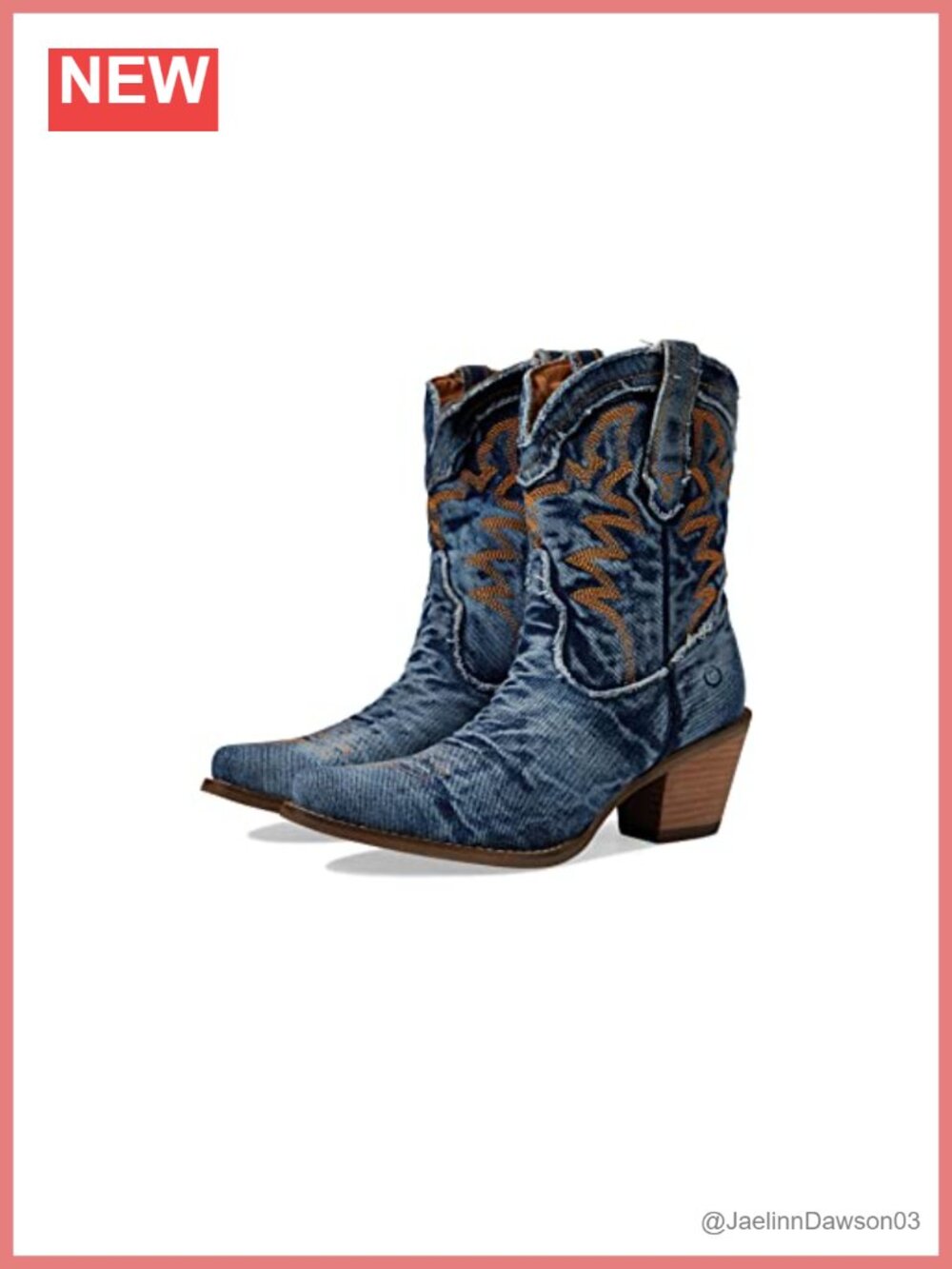 Dingo Women's Y'all Need Dolly Bootie Pull-On Faux Leather